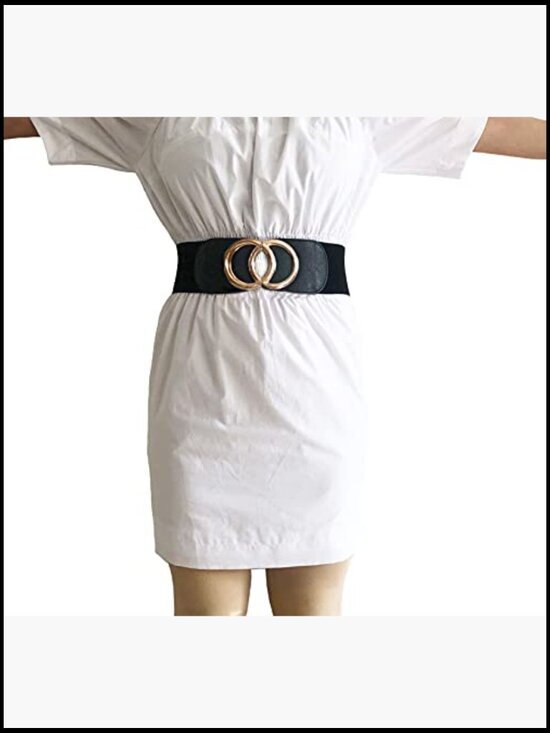 Elastic Wide Stretchy Waist Cinch Belt for Dresses main image 4